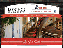 Tablet Screenshot of londonstair.com